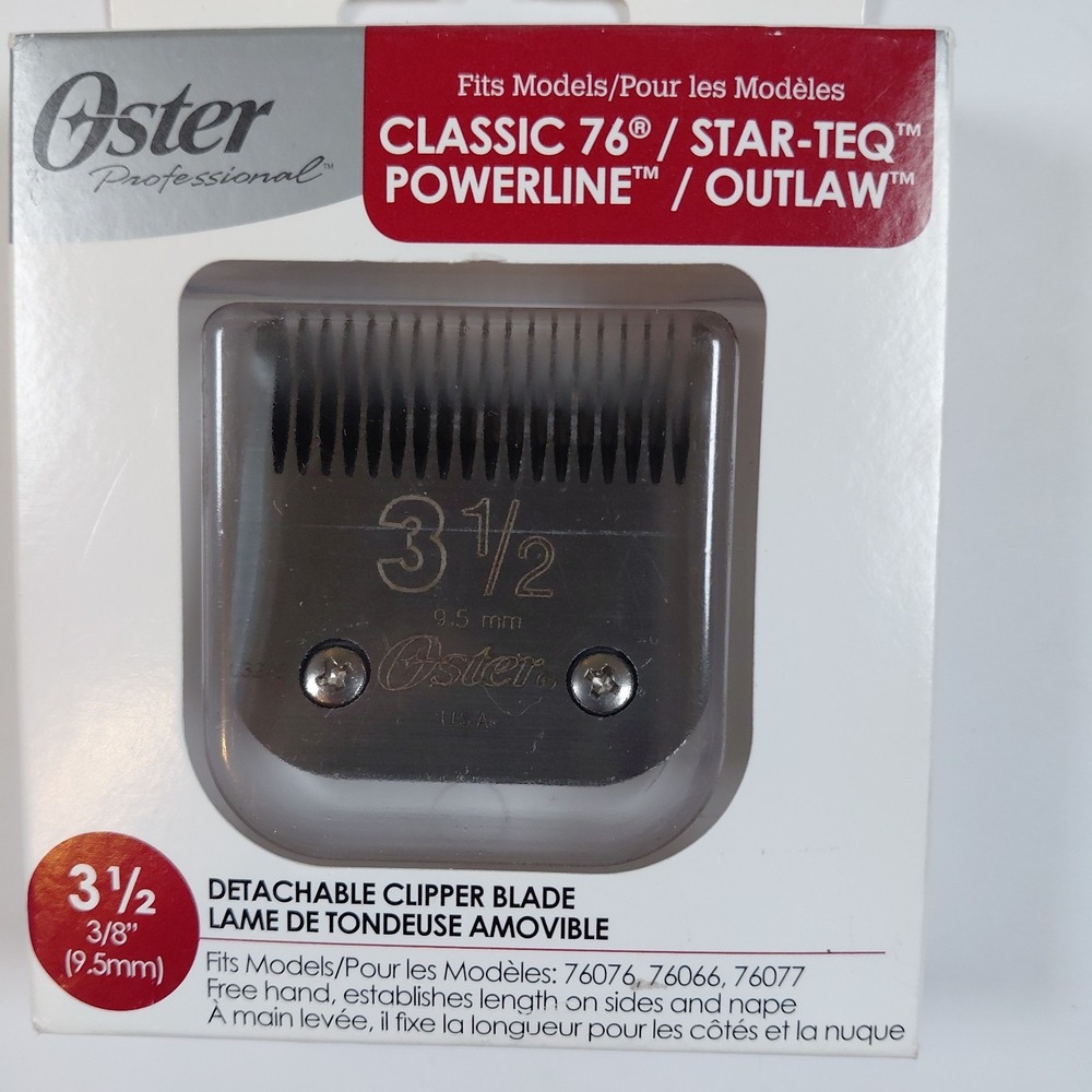Oster Classic 76  Clipper Blade 3-1/2  (9.5mm)76918-146   3/8" Star-Teq